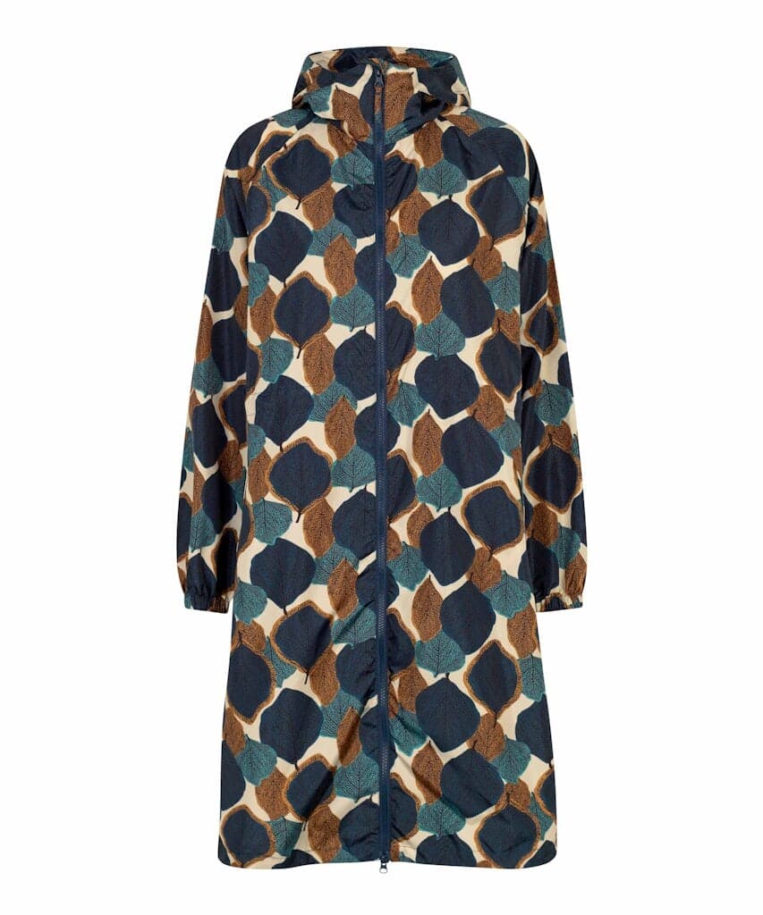 Trina Long Sleeve Coat in Moonlit Ocean Coat Masai 