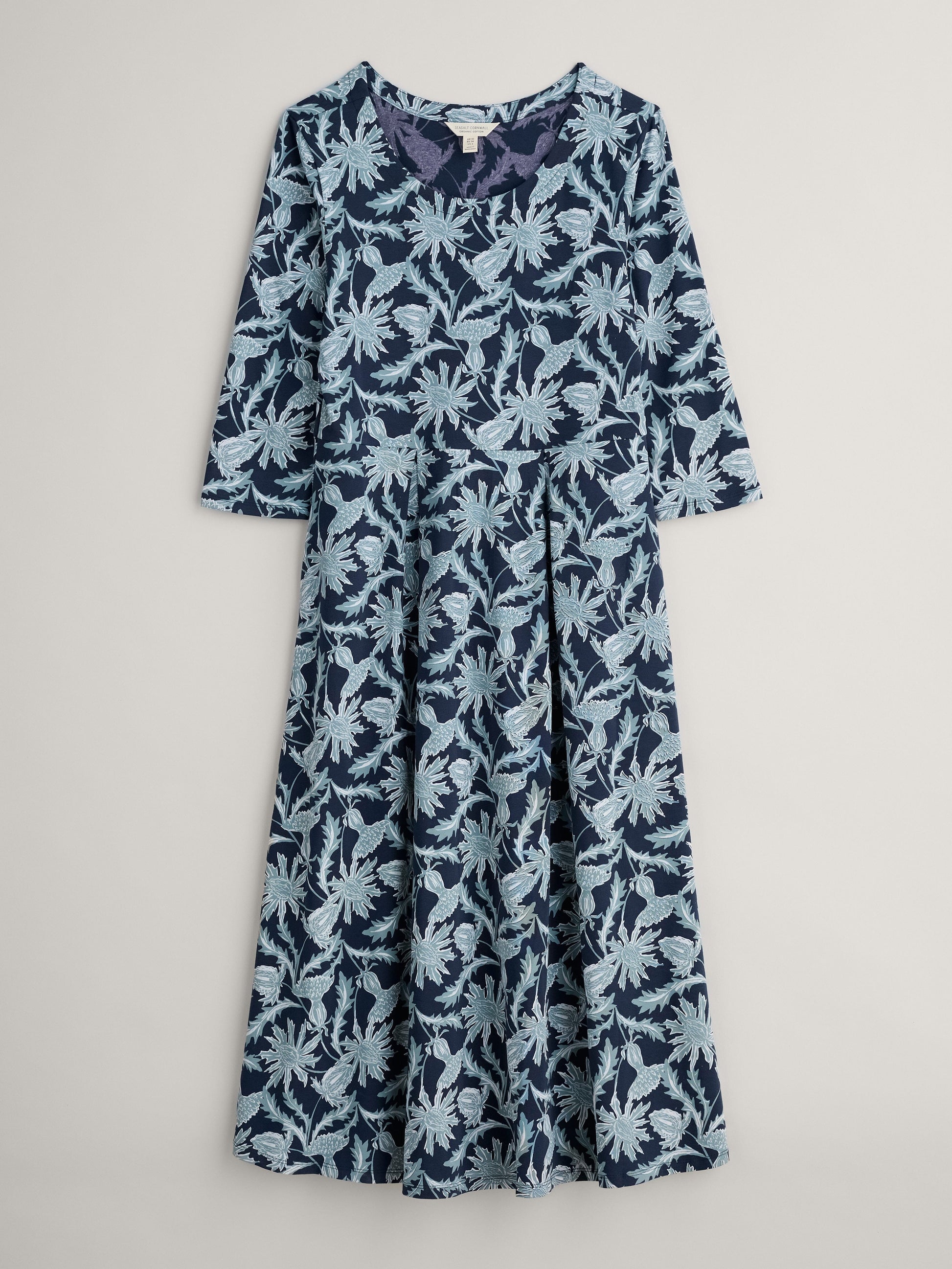 Veronica Dress in Woodcut Thistle Maritime Dress Seasalt 