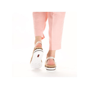 Aleria Sandal in Beige Gold Sandal Rieker 