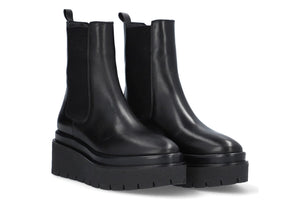 Amiri Leather Slip On Boot in Black Footwear ALPE 