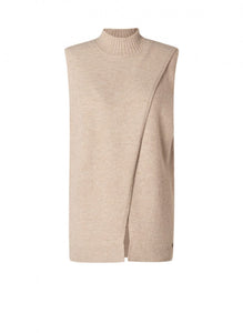 Annah Knitted Top in Soft Sand Top Yest 