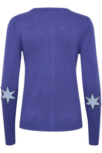 Annemarie Cardigan in Dazzling Blue Melange Cardigan Culture 
