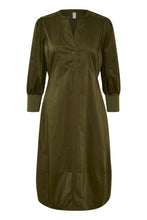 Load image into Gallery viewer, Antoinette 3/4 Sleeve Dress in Burnt Olive Dress Culture 
