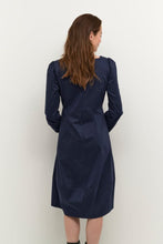 Load image into Gallery viewer, Antoinette Long Sleeve Dress in Blue Iris Dress Culture 
