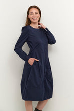 Load image into Gallery viewer, Antoinette Long Sleeve Dress in Blue Iris Dress Culture 
