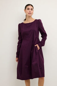 Antoinette Long Sleeve Dress in Winetasting Dress Culture 