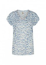 Load image into Gallery viewer, Aretha T Shirt in Blue T-Shirt Soyaconcept 
