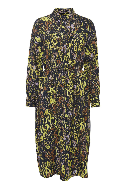 Azino Dress in Total Eclipse Blue Dress Ichi 