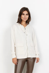 Banu Sweatshirt with Pockets in Cream Sweatshirt Soyaconcept 
