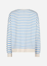 Load image into Gallery viewer, Barni Loose Sweatshirt in Bright Blue Combi Sweatshirt Soyaconcept 
