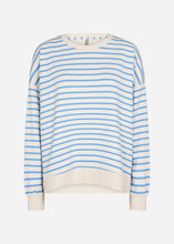 Load image into Gallery viewer, Barni Loose Sweatshirt in Bright Blue Combi Sweatshirt Soyaconcept 
