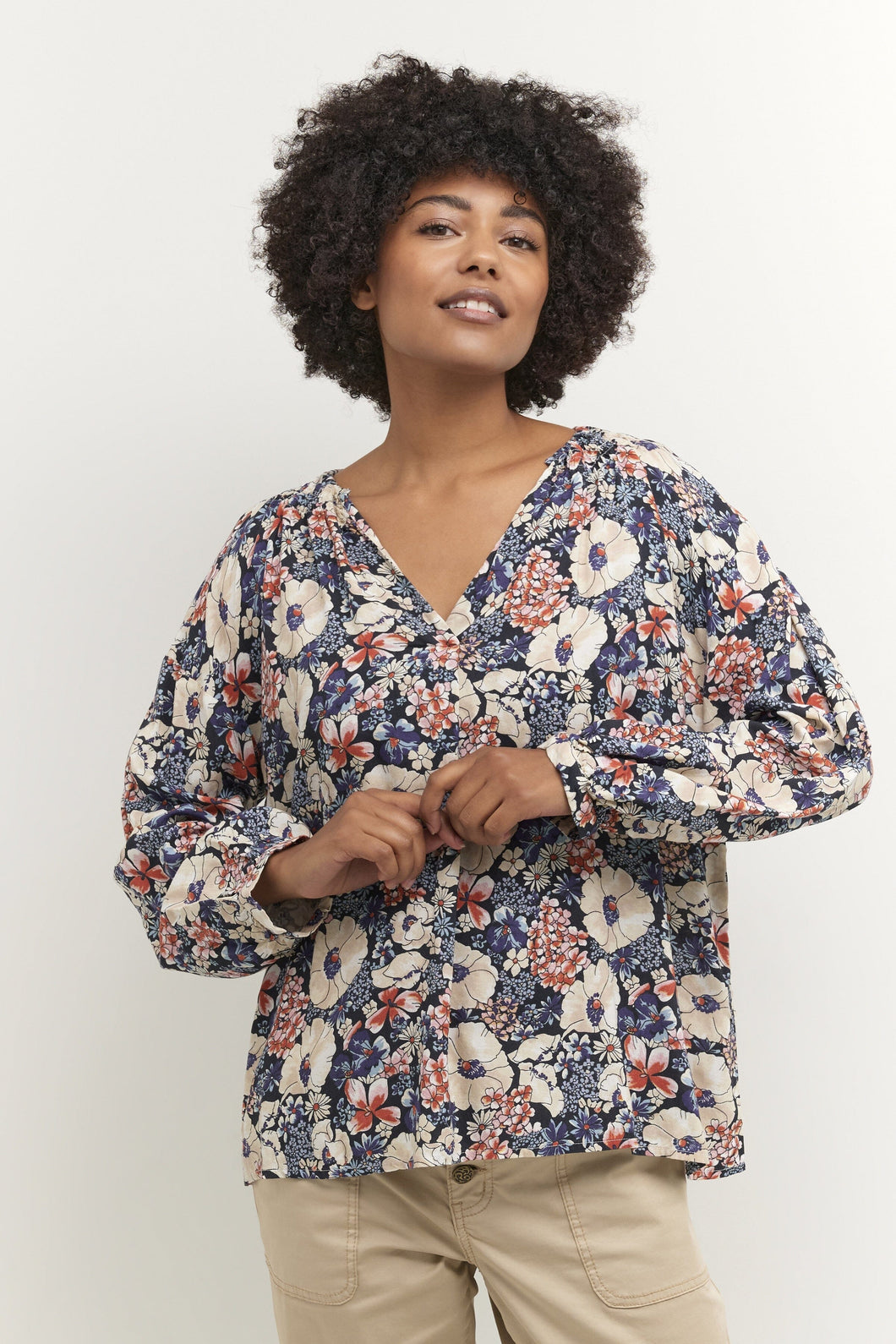 Belenda Blouse in Redwood Blouse Culture 