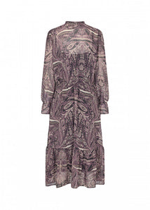 Belinde Midi Dress in Violet Mist Dress Soyaconcept 