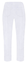 Load image into Gallery viewer, Bella Ankle Grazer Stretch Trouser in White - Renaissance Boutiques Ireland
