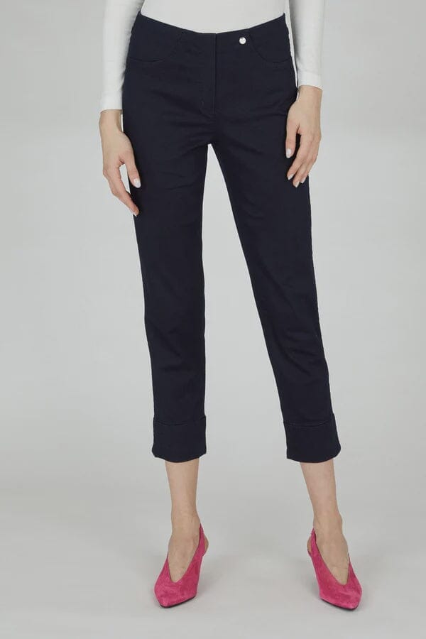 Bella Cuffed Jeans in Navy Jeans Robell 