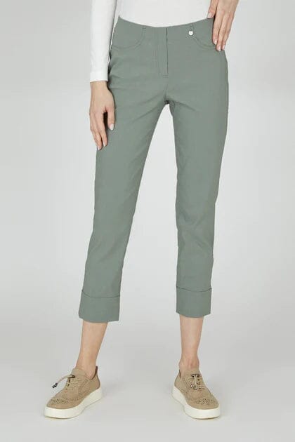 Bella Trouser in Dark Olive Trousers Robell 
