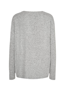 Biara Blouse in Grey Melange Blouse Soyaconcept 