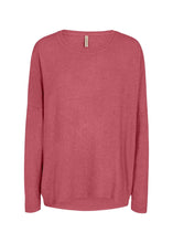Load image into Gallery viewer, Biara Loose Blouse in Berry Melange Blouse Soyaconcept 
