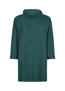 Biara Sweatshirt in Shady Green Melange Sweatshirt Soyaconcept 