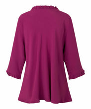 Load image into Gallery viewer, Birgit 3/4 Sleeve Top in Wild Aster Top Masai 
