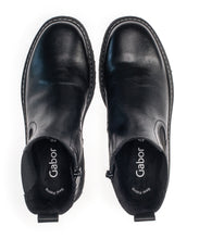 Load image into Gallery viewer, Black Leather Chelsea Boot Footwear Gabor 
