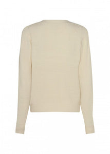 Blissa Cardigan with Buttons in Cream Cardigan Soyaconcept 