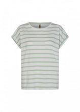 Load image into Gallery viewer, Camelia Short Sleeve T-Shirt in Frosty Green T-Shirt Soyaconcept 
