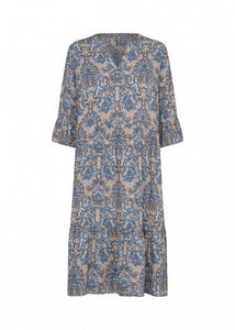 Camusa Dress in Cashmere Blue Dress Soyaconcept 