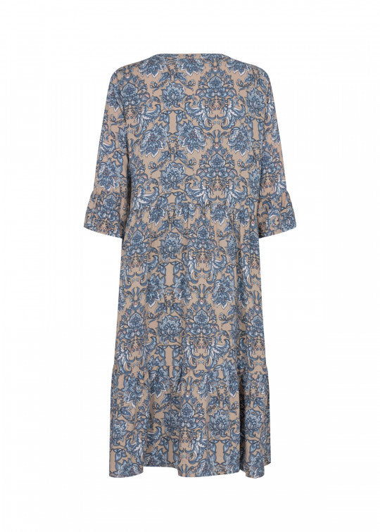 Camusa Dress in Cashmere Blue Dress Soyaconcept 