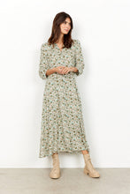 Load image into Gallery viewer, Cara Dress in Frosty Green Combi Dress Soyaconcept 
