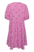 Load image into Gallery viewer, Carole Half Sleeve Dress in Fuchsia Pink Dress Culture 
