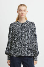 Load image into Gallery viewer, Carolina Shirt in Total Eclipse Blue Shirt Ichi 
