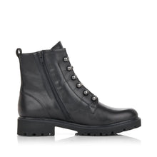 Load image into Gallery viewer, Chunky Sole Lace-up Boot in Black Footwear Rieker 

