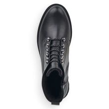Load image into Gallery viewer, Chunky Sole Lace-up Boot in Black Footwear Rieker 
