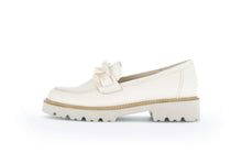 Load image into Gallery viewer, Chunky Sole Leather Loafer in White Footwear Gabor 
