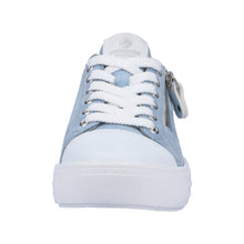 Load image into Gallery viewer, Classic High Zip Sneaker in Powder Blue Sneaker Remonte 
