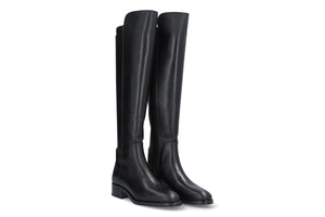 Couture Knee High Leather Boot in Black Footwear ALPE 