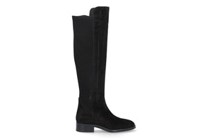 Couture Knee High Suede Boot in Grey Footwear ALPE 