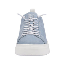 Load image into Gallery viewer, Cuba Suede Flatform Sneaker in Powder Blue Sneaker Rieker 
