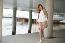 Load image into Gallery viewer, CUtulia Long Sleeve Shirt in White Spring Gardenia Blouse Culture 

