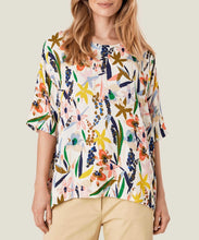 Load image into Gallery viewer, Degana 1/2 sleeve Top in Whitecap Top Masai 
