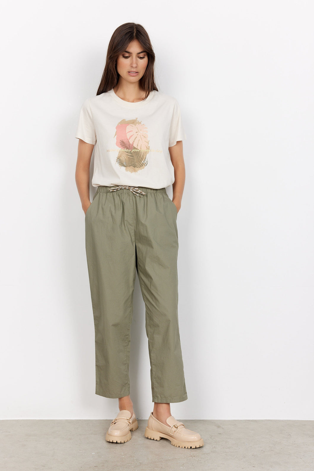Derby Half Sleeve T-Shirt in Coral Haze - Renaissance Boutiques Ireland
