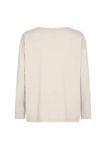Derby Long Sleeve T-Shirt in Cream Shirt Soyaconcept 