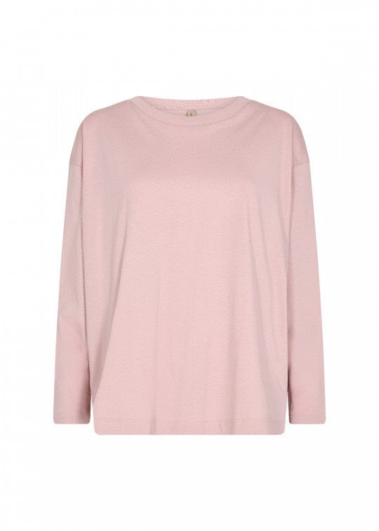 Derby Long Sleeve T-Shirt in Pale Blush Shirt Soyaconcept 