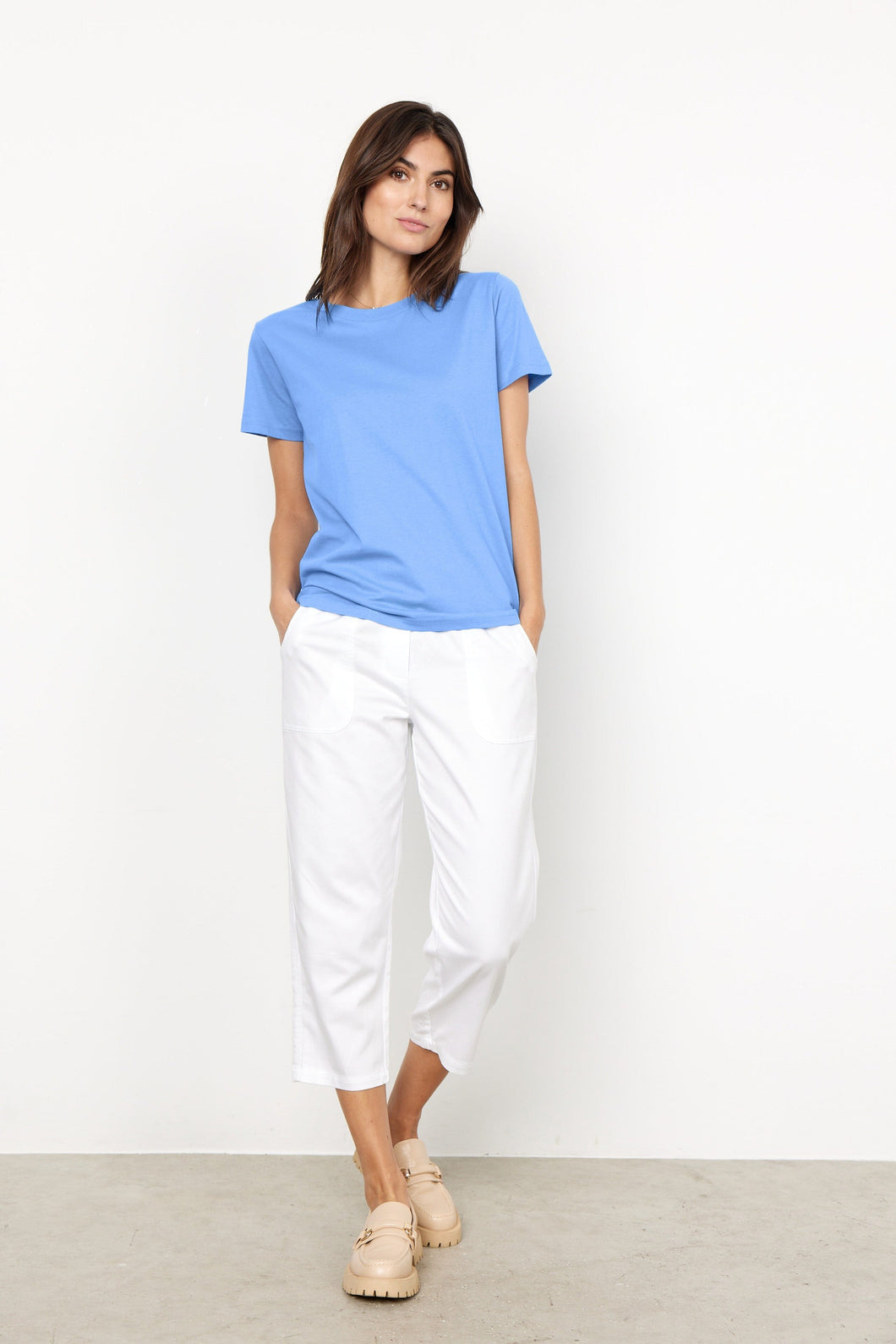 Derby T-Shirt in Bright Blue - Renaissance Boutiques Ireland