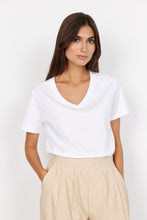 Load image into Gallery viewer, Derby V Neck T-Shirt in White - Renaissance Boutiques Ireland
