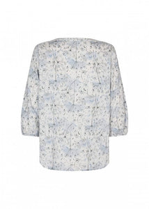 Destina Shirt in Cashmere Blue Combi Shirt Soyaconcept 