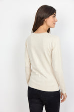 Load image into Gallery viewer, Dollie Cardigan in Cream Melange Cardigan Soyaconcept 
