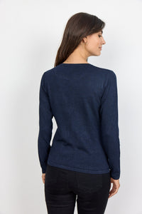 Dollie Cardigan in Navy Melange Cardigan Soyaconcept 