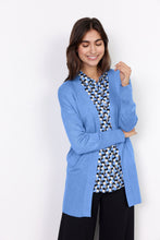 Load image into Gallery viewer, Dollie Long Sleeve Cardigan in Bright Blue Melange Cardigan Soyaconcept 
